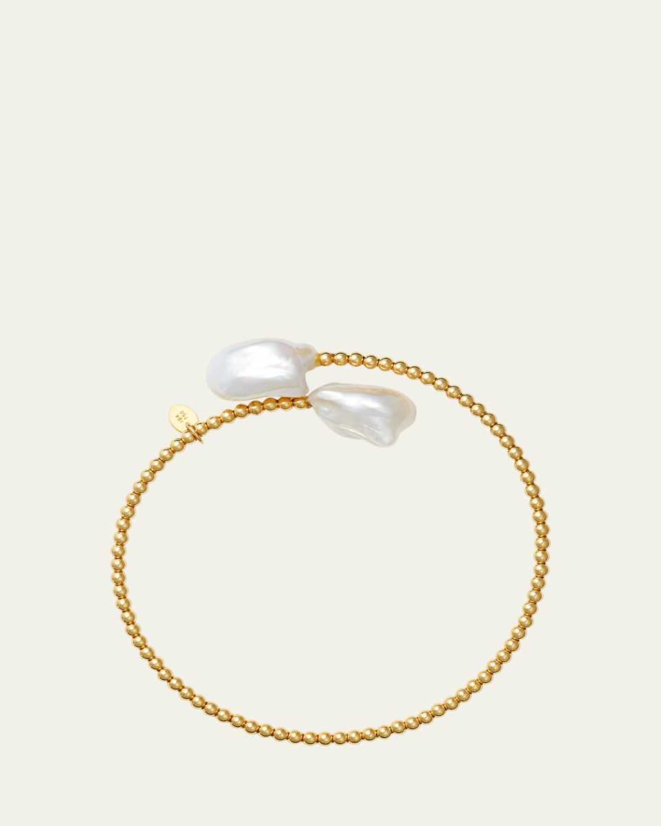 Bixby Baroque Pearl 18K Yellow Gold Beaded Bracelet